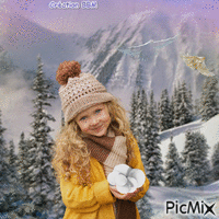 A la montagne par BBM анимиран GIF