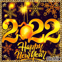 Happy New Year 2022...4 анимирани ГИФ