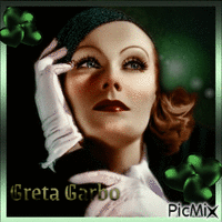 Greta Garbo - Бесплатный анимированный гифка
