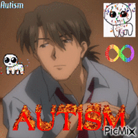 autistic ryoji kaji GIF animé