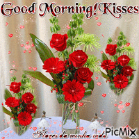 Good Morning!Kisses - Gratis geanimeerde GIF