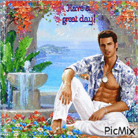 Have a great day. Man 动画 GIF