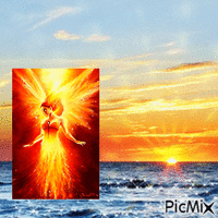 Angel or the water - GIF animate gratis