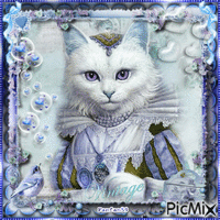 Chat vintage Animiertes GIF