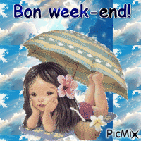 week end! アニメーションGIF