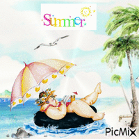 Sommer, été, summer - GIF animate gratis