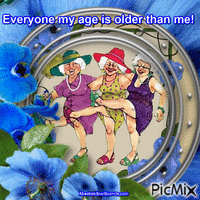 Old Women Still Kicking - Free animated GIF