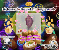 Shinji in the potato jungle animovaný GIF