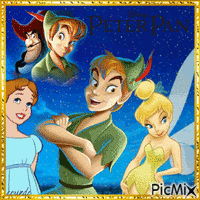 Peter Pan geanimeerde GIF