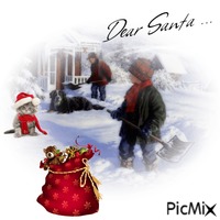 Dear Santa Can`t Wait animovaný GIF