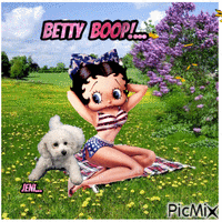 Betty boop animasyonlu GIF