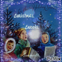 Christmas Carols. - GIF animé gratuit