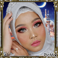 Portrait d'une femme musulmane