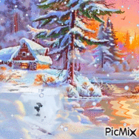 Lovely Winter geanimeerde GIF