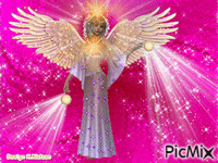 Angel of Love giving you Light of Love - Darmowy animowany GIF