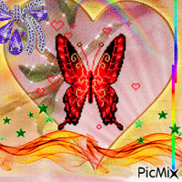 Le battement d'aile du papillon - Gratis animerad GIF