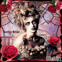 Gothic Bride GIF animado