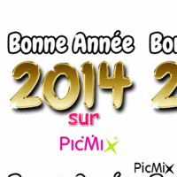 bonne année 2014 - Zdarma animovaný GIF
