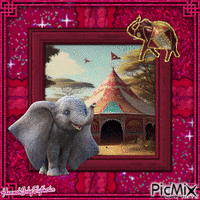 ♦Dumbo the Baby Elephant♦ - GIF เคลื่อนไหวฟรี
