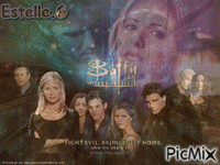 Buffy contre les vampire animasyonlu GIF