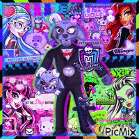 da epix monster high and scapegoat picmix yay GIF animé