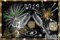 Happy new year GIF animata