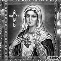 The Mother of Jesus Mary.🙏 - GIF animado grátis