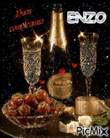 Buon Compleanno Enzo - GIF animé gratuit