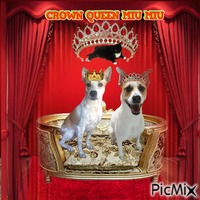 crown queen miu miu GIF animata