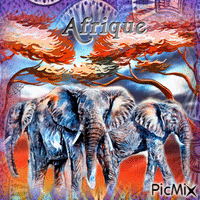 Concours  / les éléphants - Gratis geanimeerde GIF