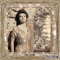 Sophia Loren, Actrice Italienne Gif Animado