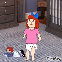Baby and Raggedy Ann