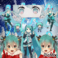 Attack of the Miku анимирани ГИФ