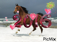 2016 bonne année!!! - Gratis geanimeerde GIF