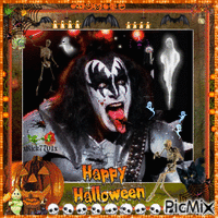 Happy Halloween Gene , Oct 8,2023,  xRick GIF animé