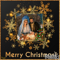 Christmas card geanimeerde GIF
