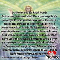 Oração a São Rafael Arcanjo - Free animated GIF