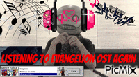 Evangelion OST again анимиран GIF