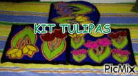 KIT TULIPAS - GIF animado grátis