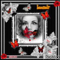 doux papillons - Безплатен анимиран GIF