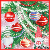 Merry Christmas. Christmas tree - Gratis geanimeerde GIF