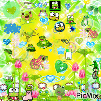 Frogposting - GIF animé gratuit