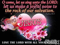 LOVE THE LORD JESUS WITH ALL YOUR HEART! - Gratis animerad GIF