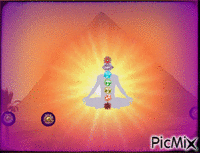 Pyramide pour prière de protection GIF animata