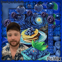 ({(Sterling Knight & Oddish in Blueberries)}) - Free animated GIF