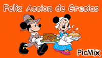 Feliz Dia de Accion de Gracias animovaný GIF