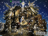 La Nativité ma creation a partager sylvie - Ücretsiz animasyonlu GIF