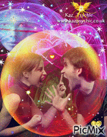 There's nothing worse than a row for bursting a love bubble - Безплатен анимиран GIF