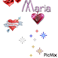 Maria pailette animovaný GIF