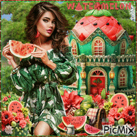 Watermelon - Gratis geanimeerde GIF